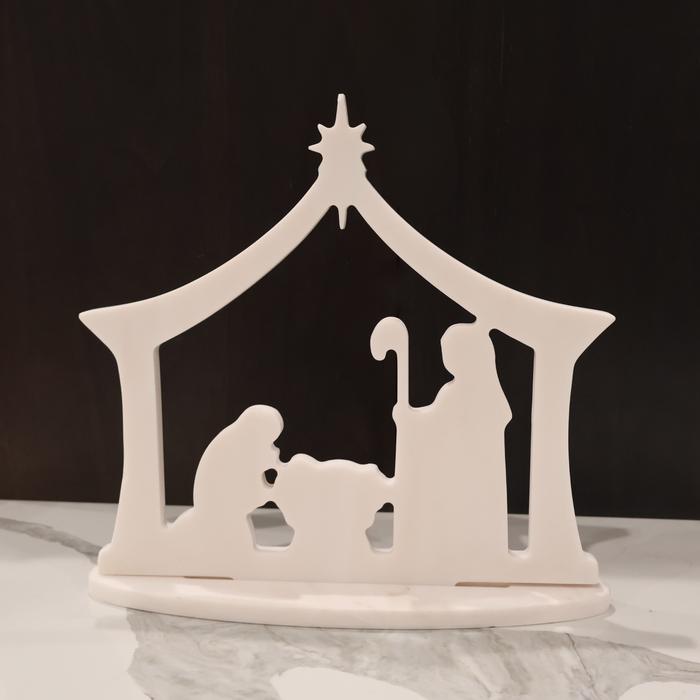 Corian Nativity Scene Decor