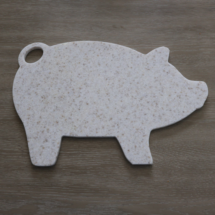 Customizable Corian Pig Cutting Board - Unique Serving Tray
