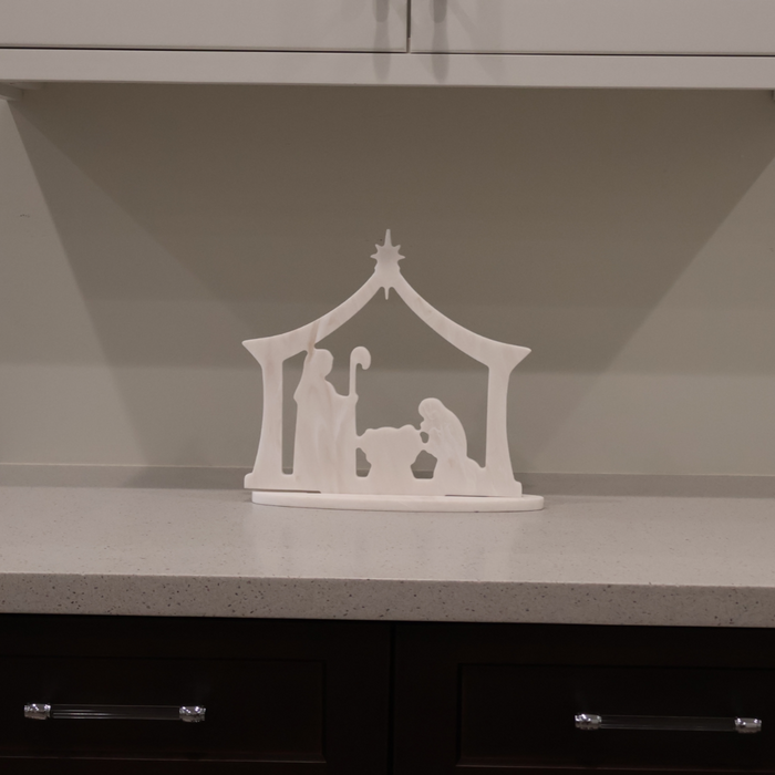 Corian Nativity Scene Decor