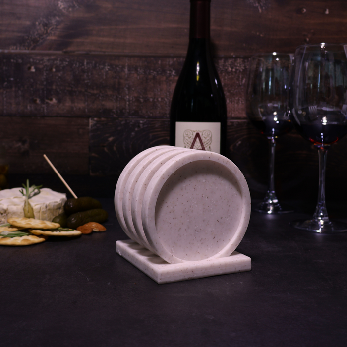 Auburn Customizable Corian Coaster Set - Table Protectors, Gift Idea