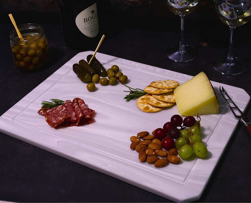 Customizable Corian Cutting Board - Cheese Board, Personalized Decor