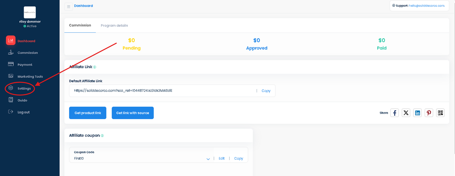 Login To Yor Dashboard