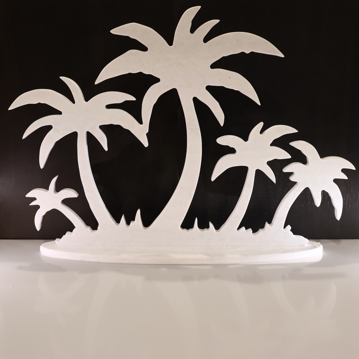 Corian Palm Scene Decor