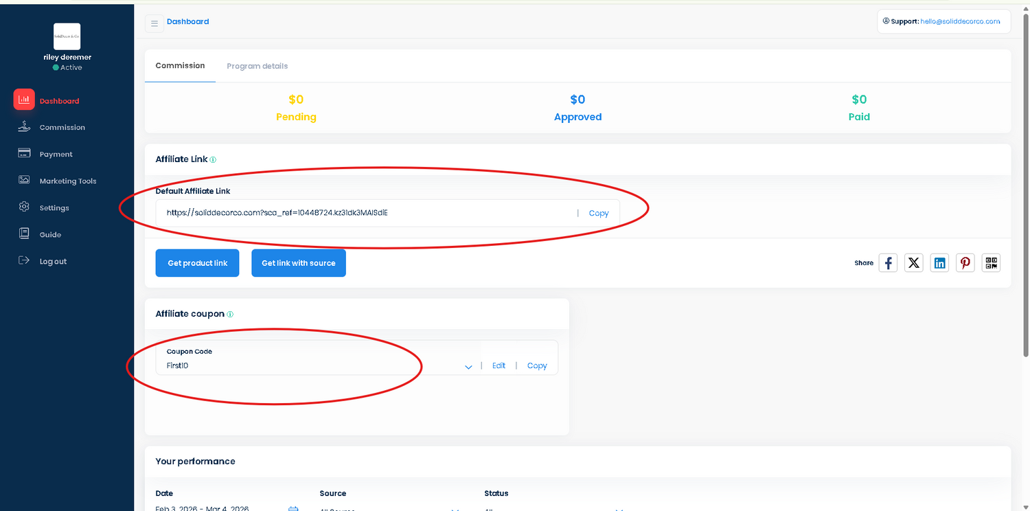 Go back To The Home Page of Your Dashboard