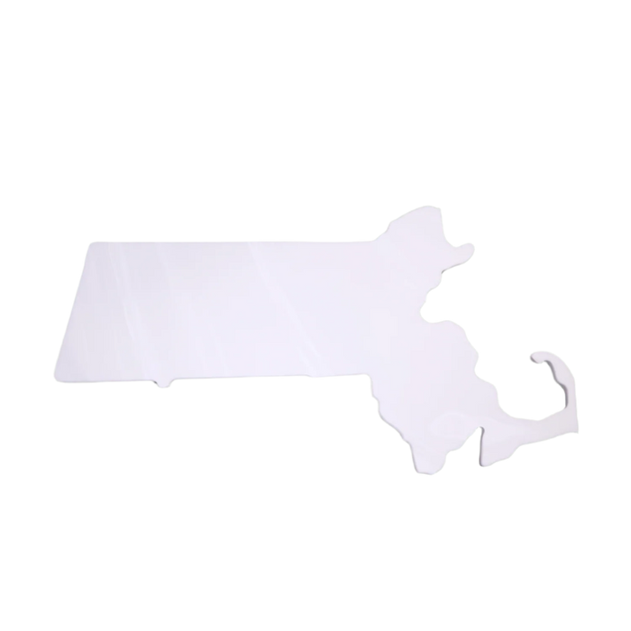 Corian Massachusetts Wall Decor - Custom Home State Cutout, Decor For Minimalist