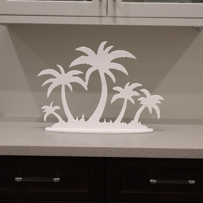 Corian Palm Scene Decor
