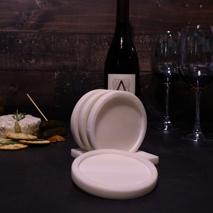Customizable Corian Coaster Sets - Protect Your Tables In Style
