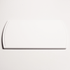 Solid Surface Cutting Board - Arched - White - SolidDecor & Co.
