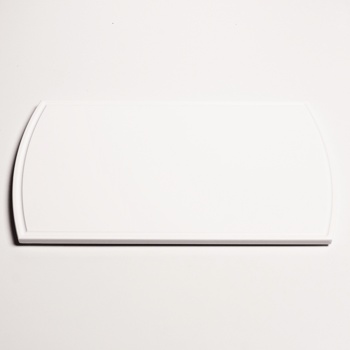 Solid Surface Cutting Board - Arched - White - SolidDecor & Co.