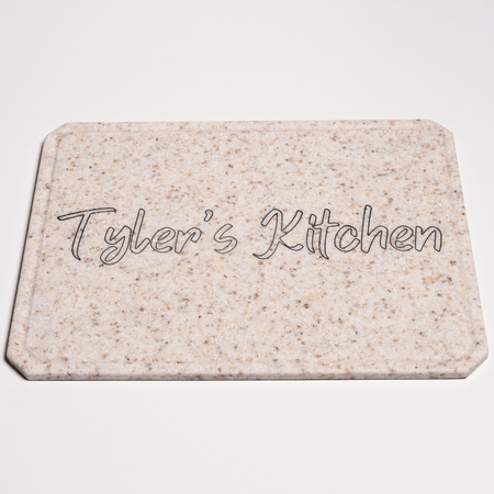 Solid Surface Cutting Board - Chamfered - Beach - SolidDecor & Co.