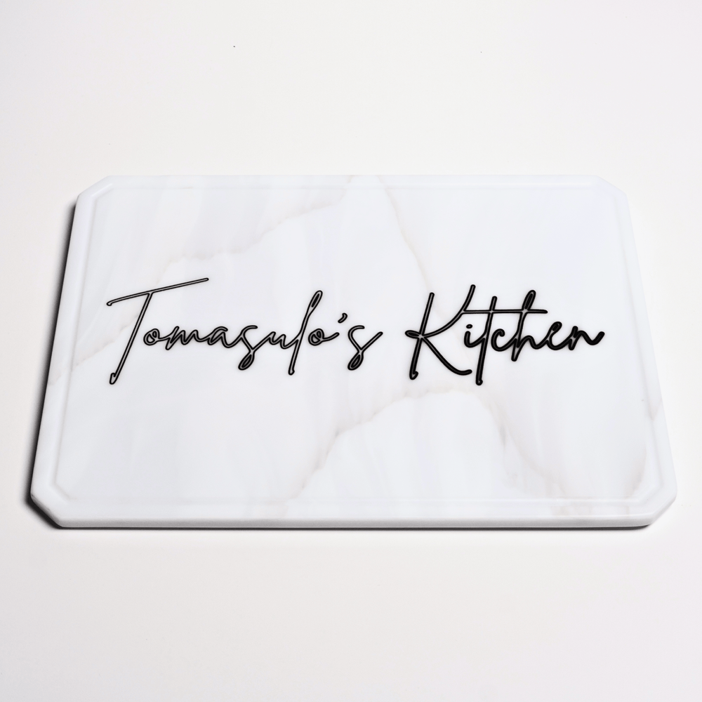 Solid Surface Cutting Board - Chamfered - Rotor Cloud - SolidDecor & Co.