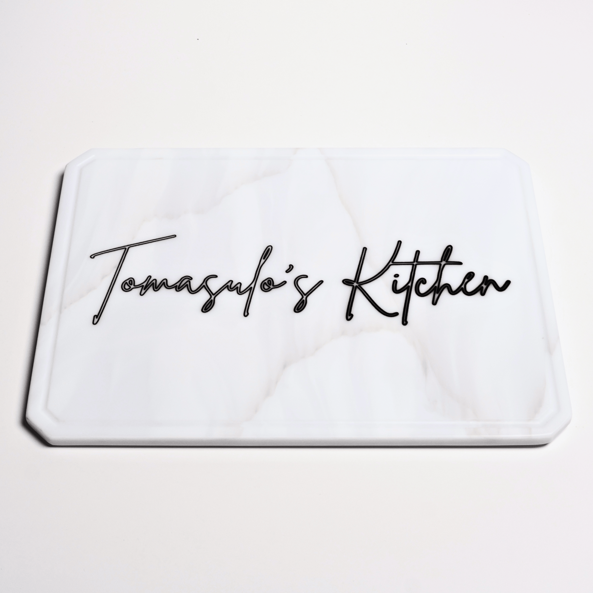 Solid Surface Cutting Board - Chamfered - Rotor Cloud - SolidDecor & Co.