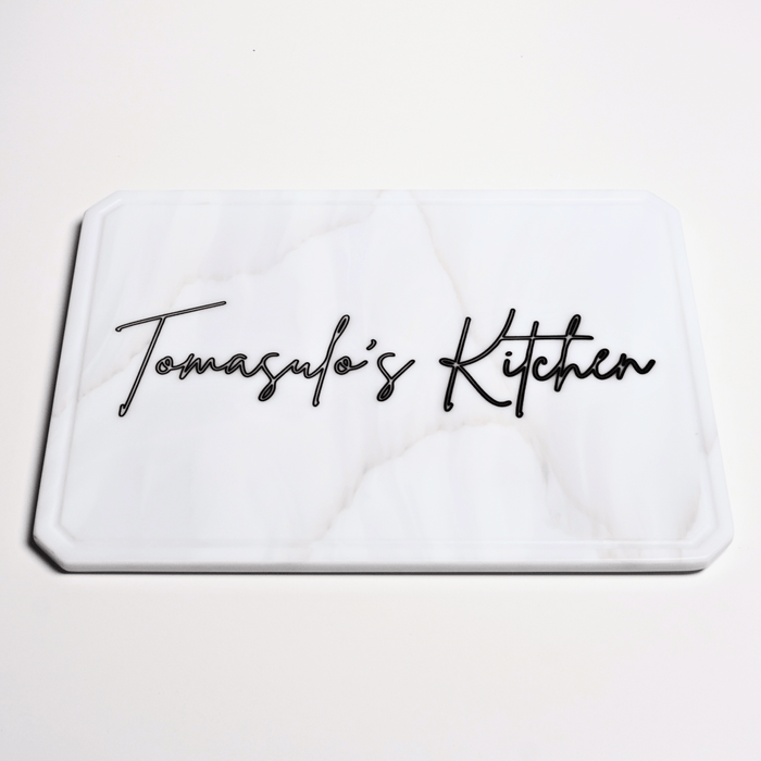 Solid Surface Cutting Board - Chamfered - Rotor Cloud - SolidDecor & Co.