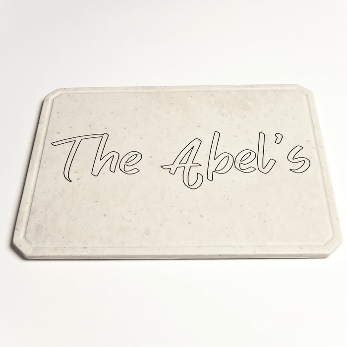 Solid Surface Cutting Board - Chamfered - Supreme Magnolia - SolidDecor & Co.