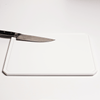 Solid Surface Cutting Board - Chamfered - White - SolidDecor & Co.