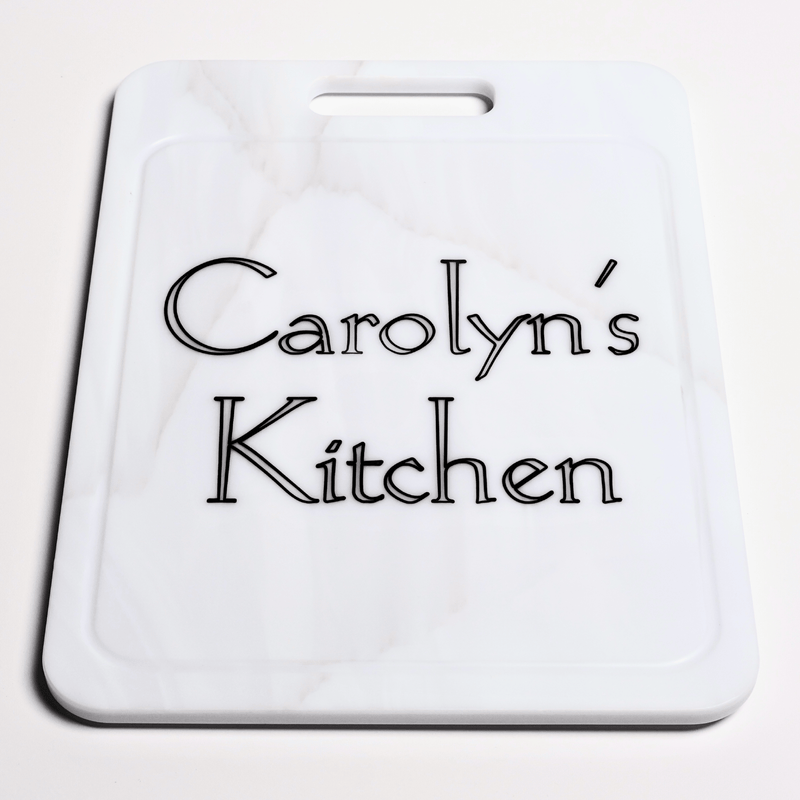 Solid Surface Cutting Board - Rectangle - Rotor Cloud - SolidDecor & Co.