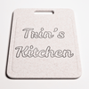 Solid Surface Cutting Board - Rectangle - Tapioca Pearl - SolidDecor & Co.