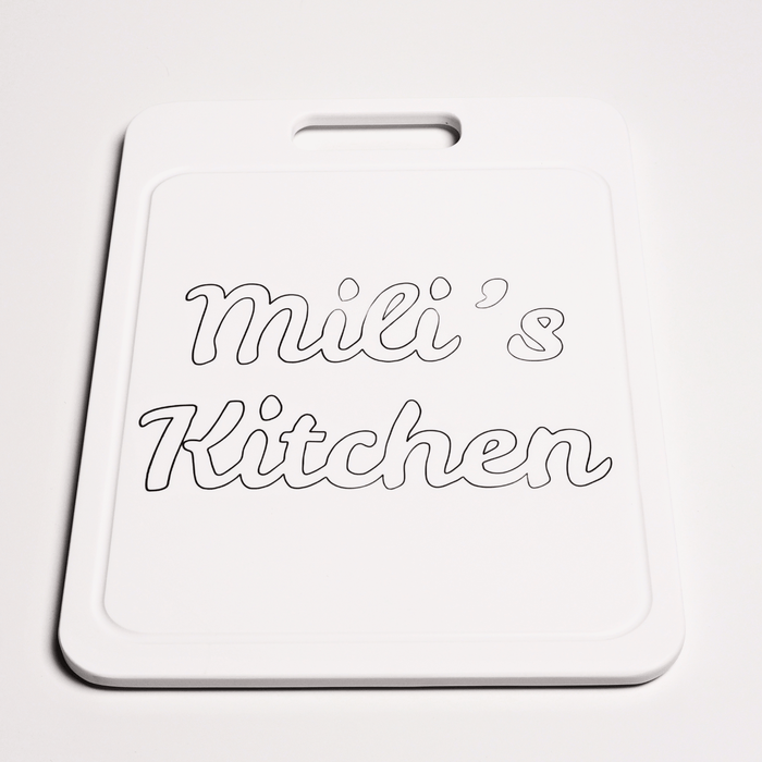 Solid Surface Cutting Board - Rectangle - White - SolidDecor & Co.