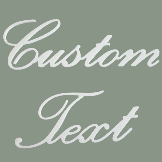 Corian Custom Signs